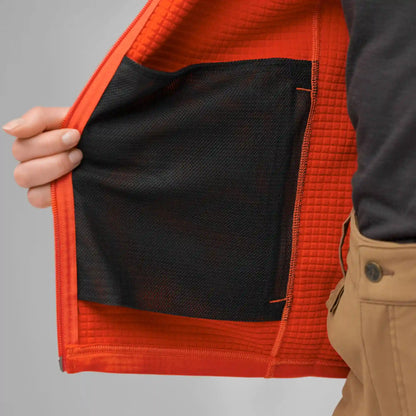 Abisko Grid Fleece Hoodie W