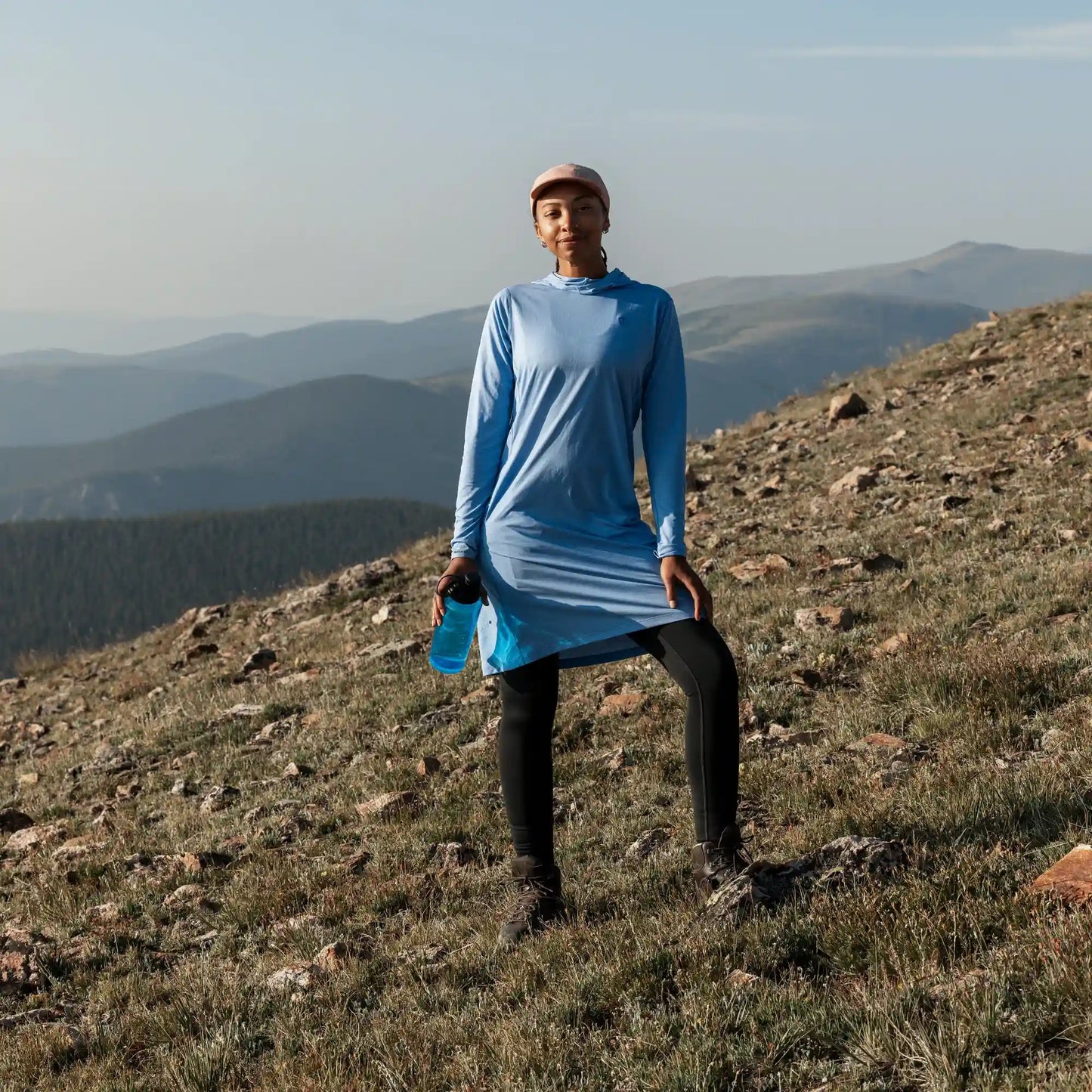 Abisko Sun-hoodie Dress W