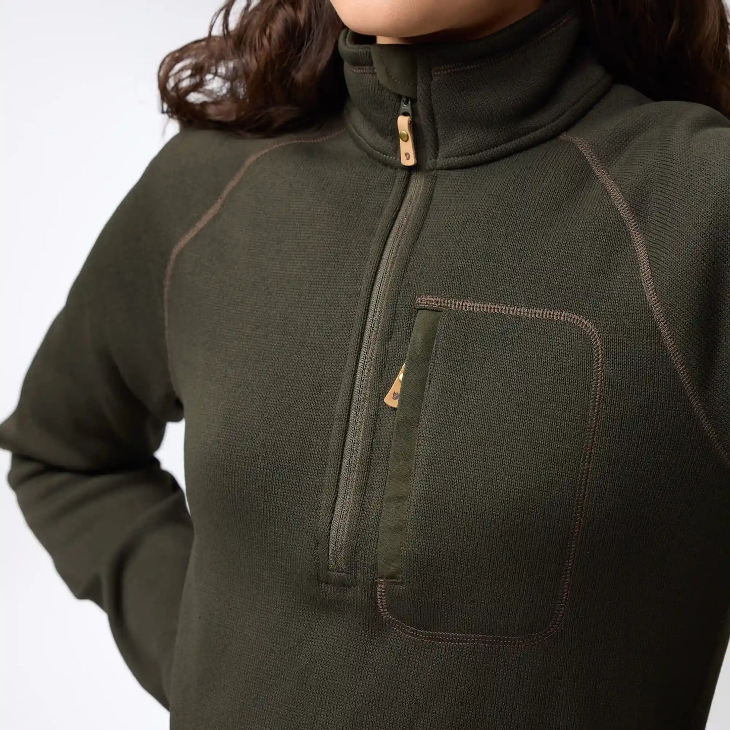 Övik Fleece Half Zip W