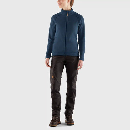 Övik Fleece Zip Sweater W